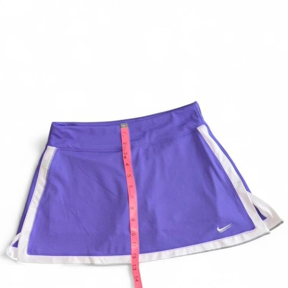 Nike Dri-Fit Purple and White Short Mini Athletic Tennis Skirt Skort Women's Sm - Picture 4 of 5